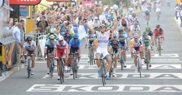 Marcel Kittel prueba el Giro de Italia