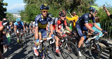 Rui Costa y Contador en la Volta ao Algarve