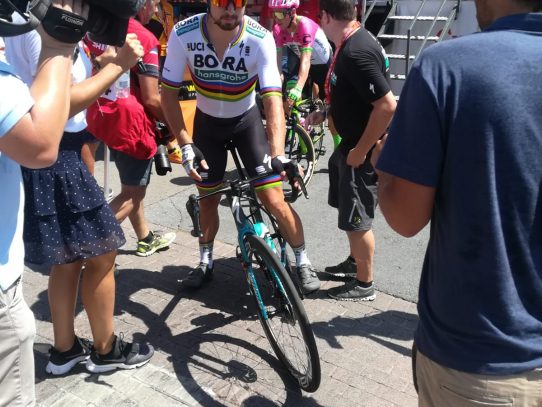 Declaraciones de Peter Sagan y Tao Geoghegan ante el reto de La Vuelta